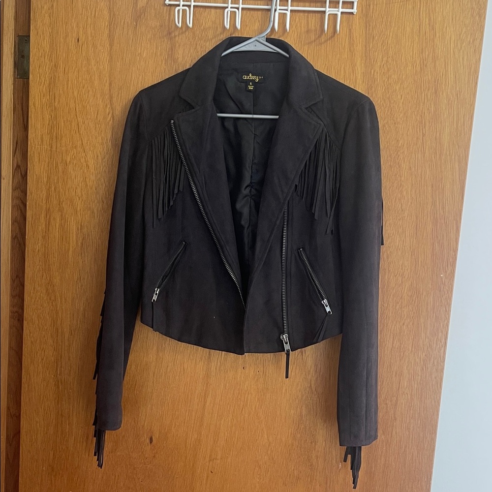 Black Fringe Women's Jacket